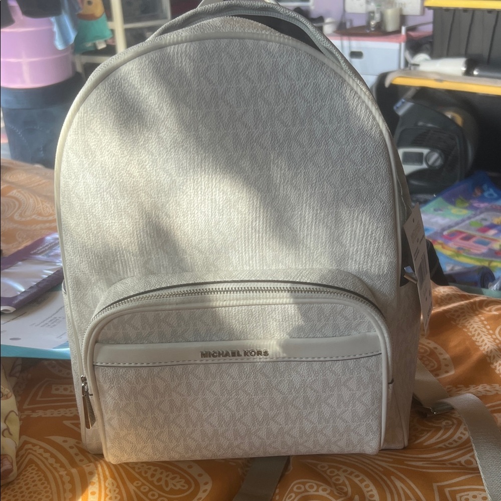 Michael Kors Beige Backpack for Men - Picture 1 of 5